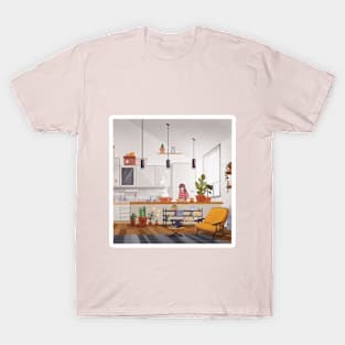 Making Lunch - Square T-Shirt